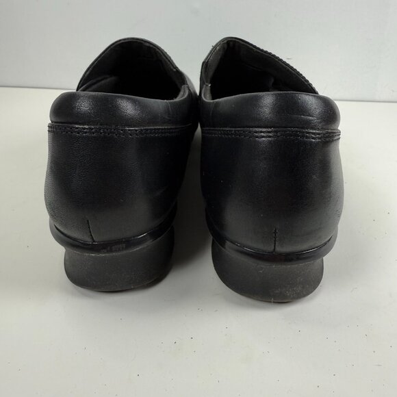 Clarks Collection Women's 8.5 M Hope Roxanne Slip On Comfort Loafer Black - Picture 5 of 12